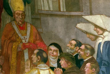 Pfingsten, aus der Apsis der Kirche, 1934 (Detail)